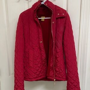 Women’s Quilted Red Jacket- M/L